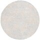 preview thumbnail 58 of 57, SAFAVIEH Handmade Glamour Maimu Modern Wool Rug 6' Round - Blue/Ivory - Round