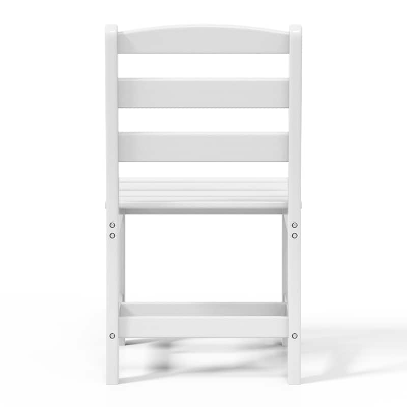 Shoreside Outdoor Patio Armless Dining Side Chair