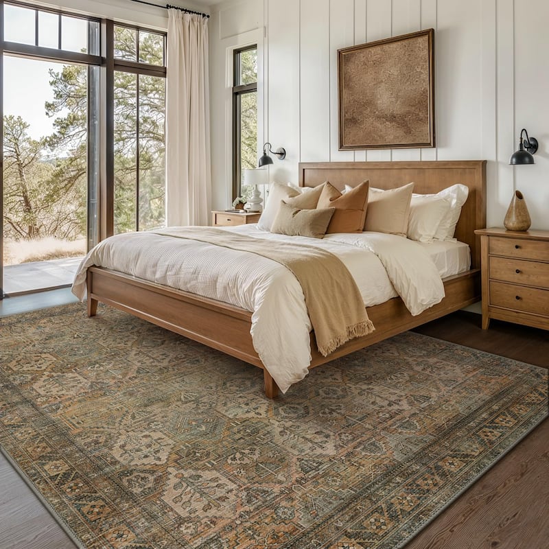 Mcow Low Pile Lightweight Non Slip with Gripper Accent Rug