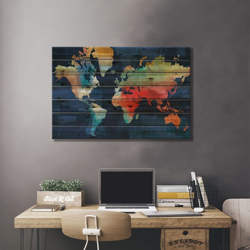 Seasons Change II Print On Wood by Michael Mullan - Multi-Color