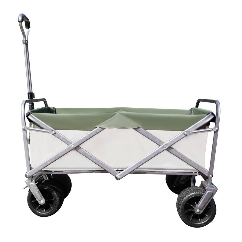 Outdoor Garden Park Utility kids wagon portable beach trolley cart camping foldable with big wheels folding wagon