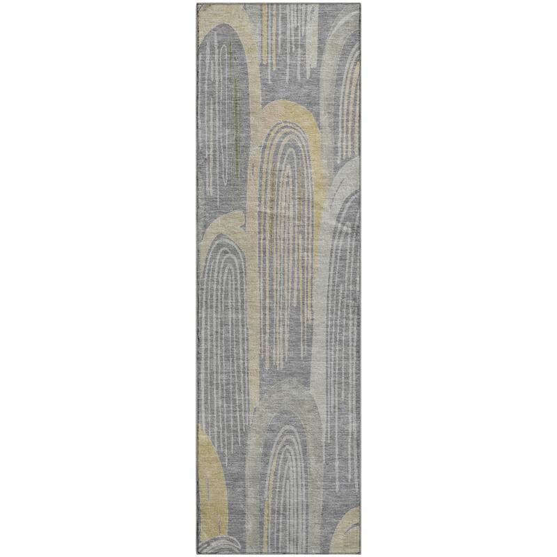 Premium Washable Super Soft Contemporary Imprints Mayfield Rug