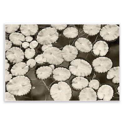 Stupell White Floating Lily Pads Wall Plaque Art Design By Lori Deiter