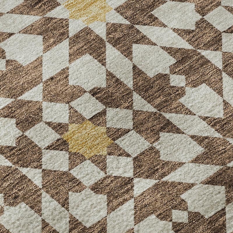 Premium Washable Super Soft Modern Mosaic Mayfield Rug