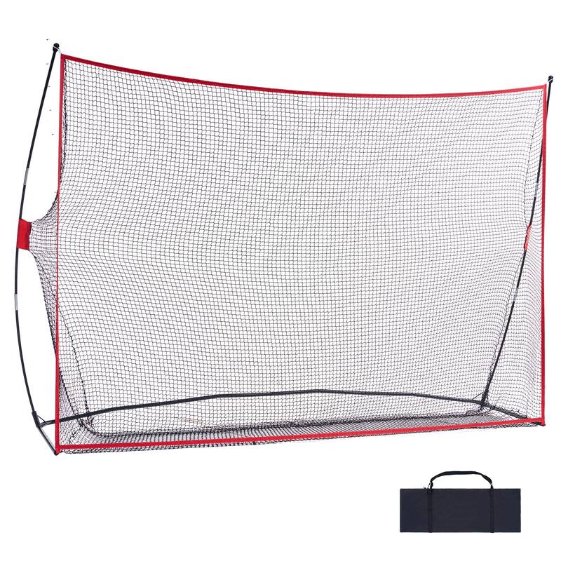 Golf Practice Hitting Net, Huge Personal Driving Range for Indoor or Outdoor Use, Portable Home Golf Aid Net - 10.8x7ft