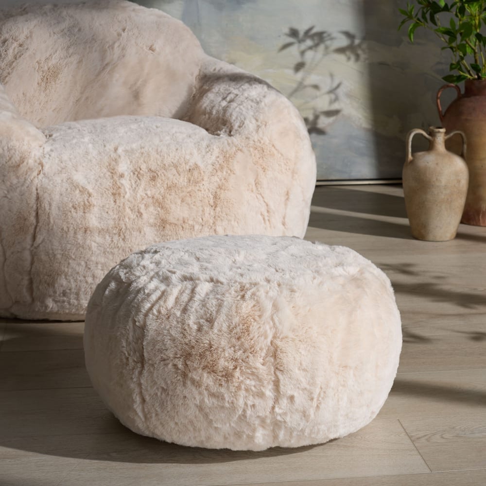 SAFAVIEH Couture Gracelina Round Pouf