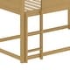 preview thumbnail 7 of 5, Twin over Twin House Bunk Bed Wooden Floor Bunk Bed with Slide