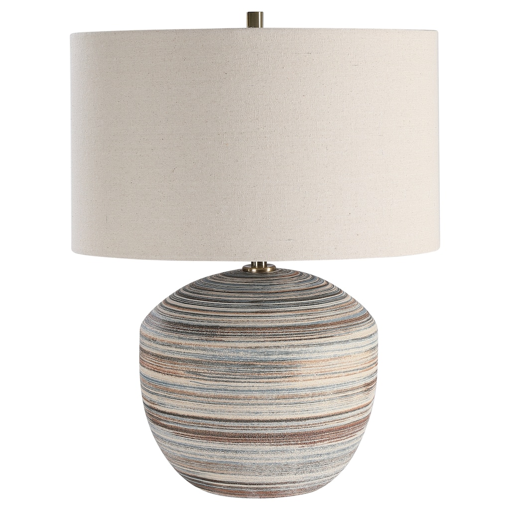 Uttermost Prospect Neutral Striped Accent Lamp