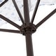 preview thumbnail 62 of 132, 9ft Half Market Umbrella, Scalloped, Crank, Tilt, UV, by JONATHAN Y