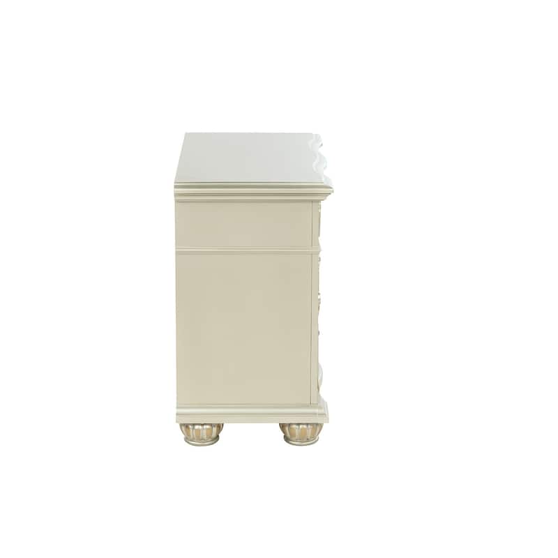 Lyon 3-Drawer 33 in. W Nightstand
