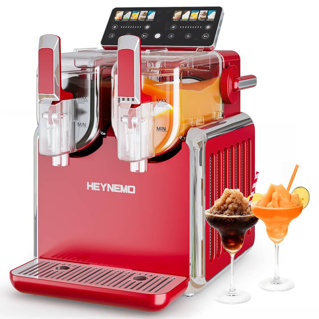 Dual-Tank Slushie Maker with Rapid Chill Technology & 5 Mode - N/A