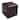 Costway 16''Cube Ottoman Pouffe Storage Box Lounge Seat Footstools