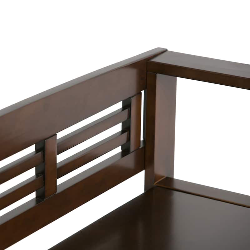 WYNDENHALL Chandler SOLID WOOD 48 inch Wide Contemporary Entryway Storage Bench - 48'' x 17'' x 25.2