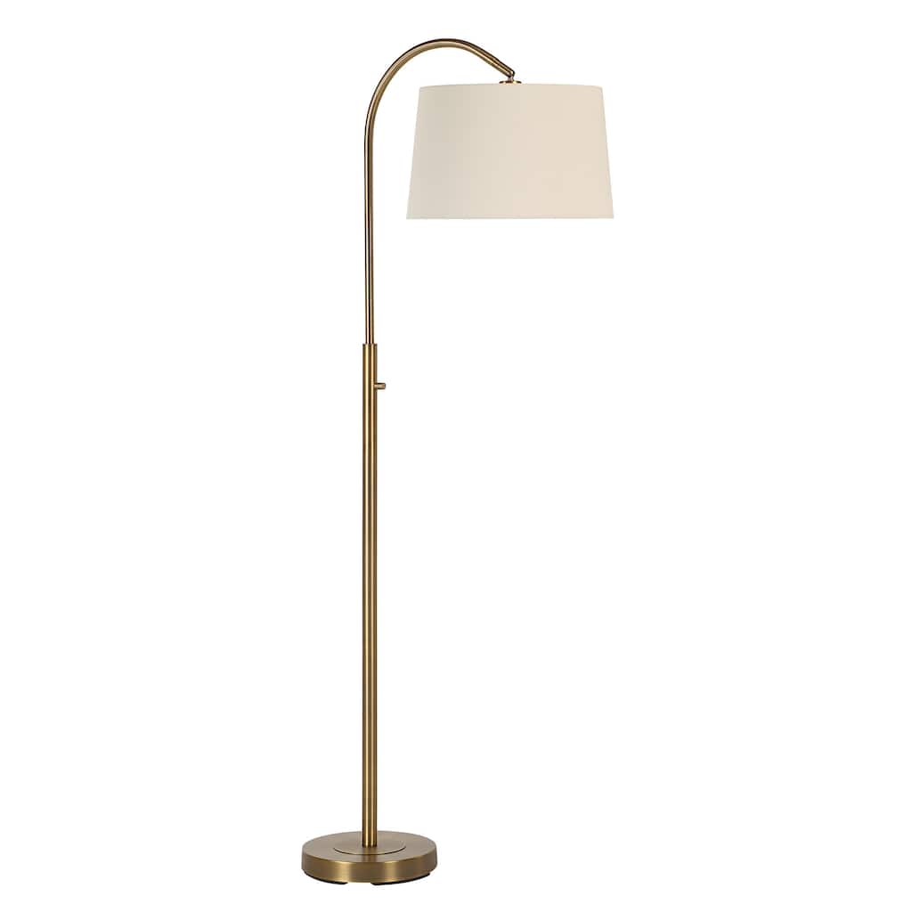 Moulton 66.25" Height Floor Lamp, Yellow - 16 x 27.25 x 66.25"
