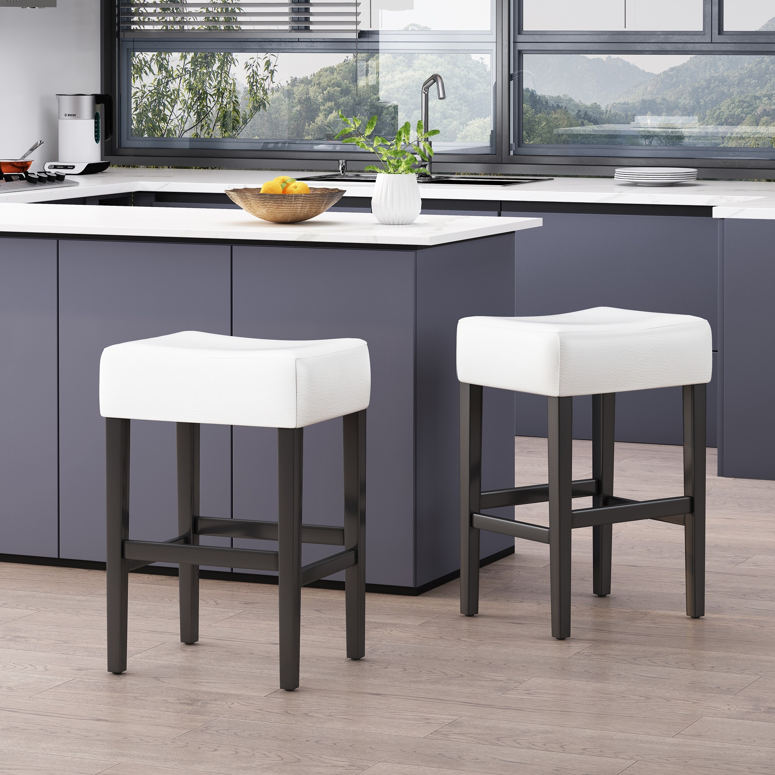 27 inch outlet backless bar stools