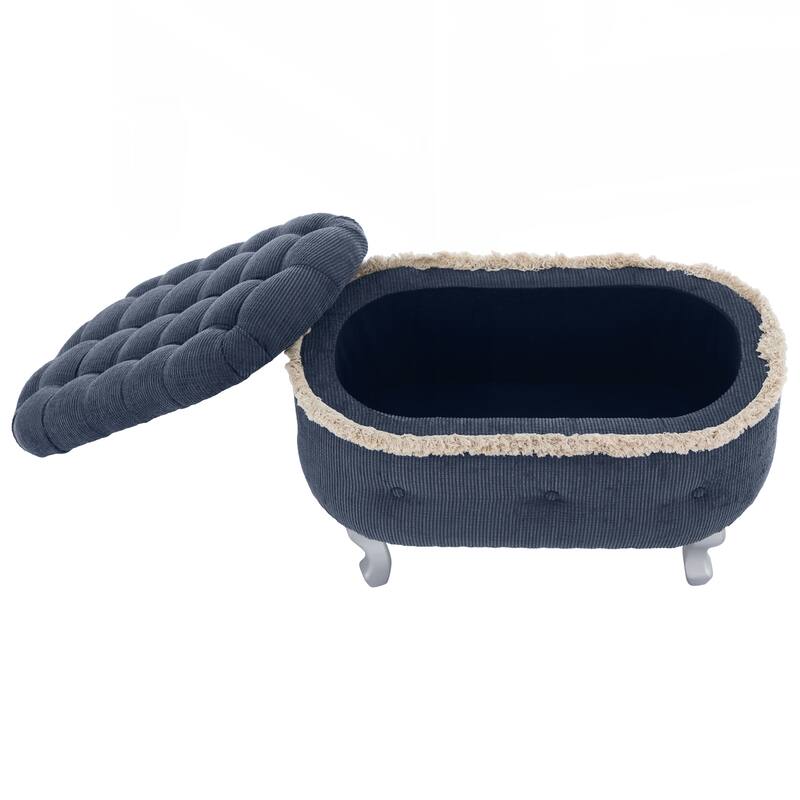 Storage Benches, End of Bed Bench with Button-Tufted