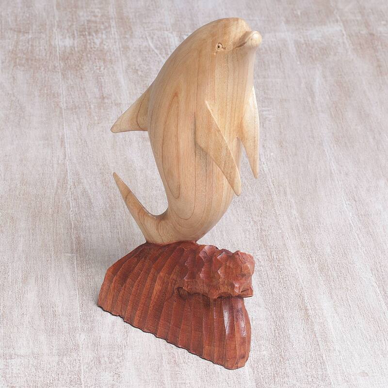 Novica Handmade Hop Wood Sculpture