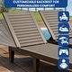 preview thumbnail 65 of 105, Outdoor Chaise Lounge Chairs (Set of 2) with Adjustable Backrest