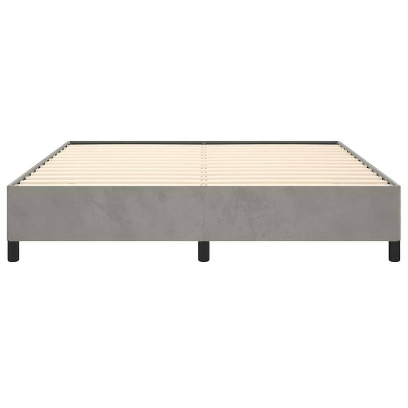 vidaXL Bed Frame, Velvet, No Mattress