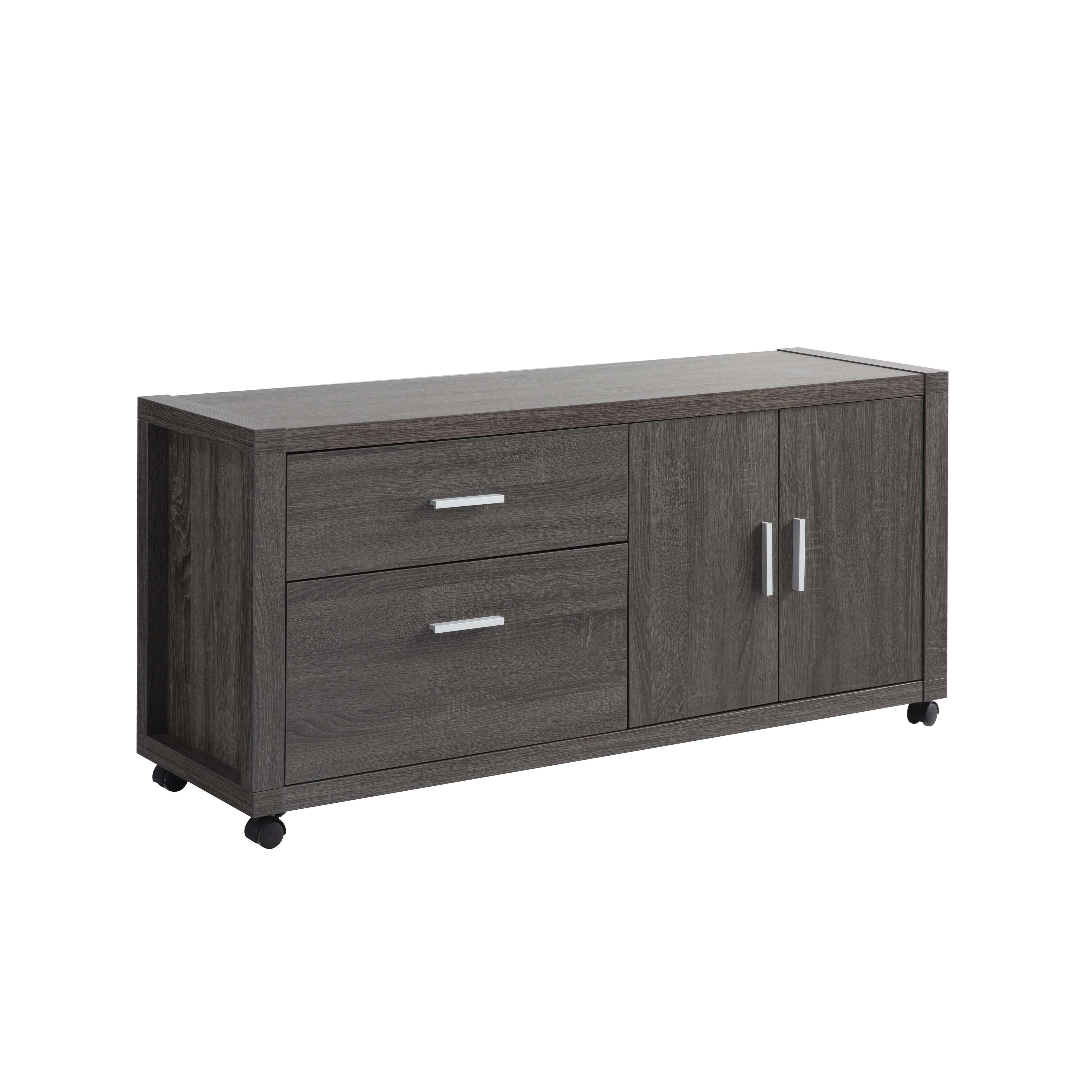 File Credenza,Wooden File Cabinet with Drawers and 2 Doors - Bed Bath ...