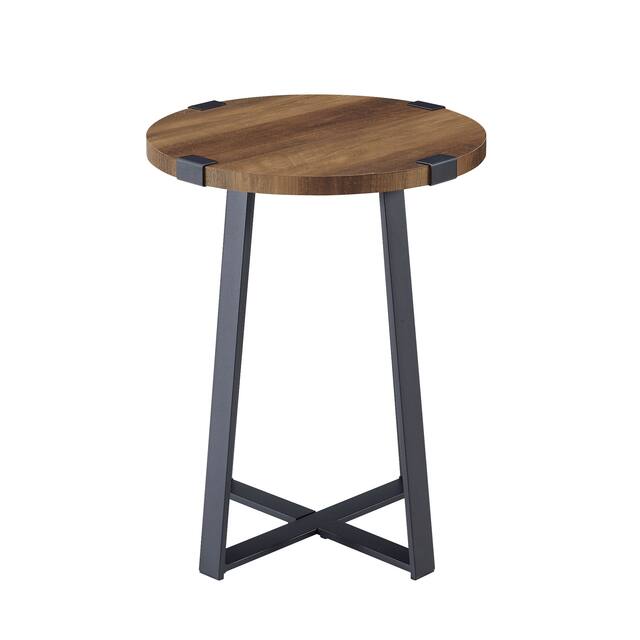 Middlebrook Barnett Round Metal Wrap Side Table