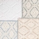 preview thumbnail 2 of 23, Superior Ceton Geometric Washable Bath Rug, Set of 2