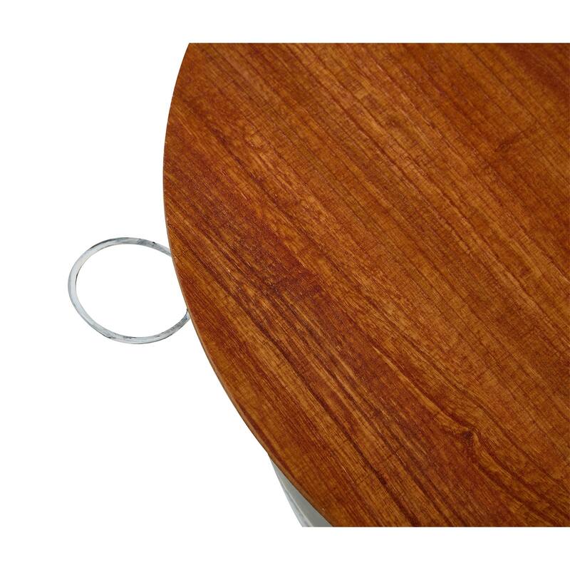 Metal Cocktail Table with Storage Space