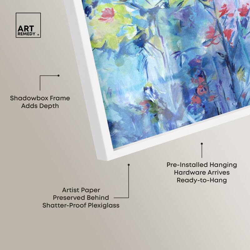 Heavenly Blue II Shadowbox by Art Remedy