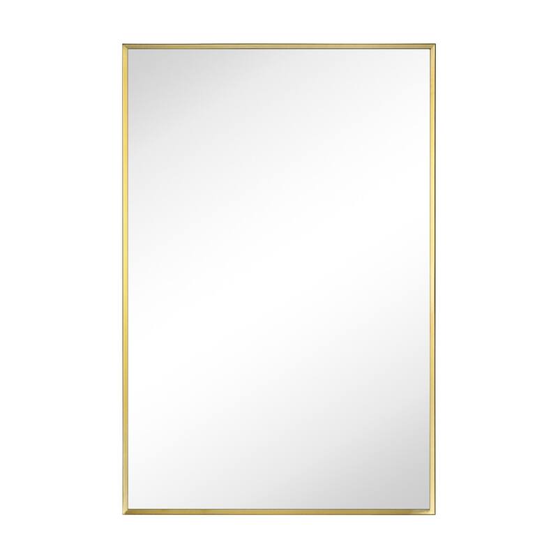 TEHOME Velin Recessed and Surface Mount Bathroom Medicine Cabinet with Mirror Square Cornered Metal Framed Rounded Rectangle