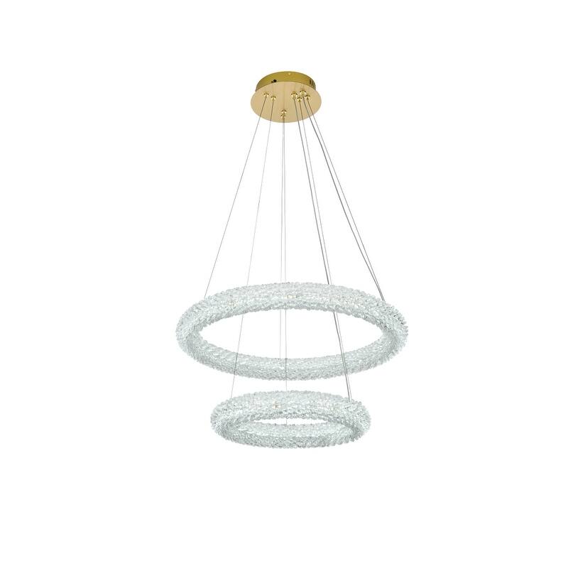 Indigo Home 24 inch Adjustable LED Chandelier