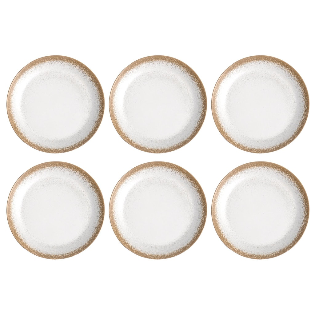 Abode Homewares by TarHong Carmel Reactive Dinner Plate, (MERGE), 10.5" , Set of 6