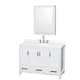 Option White, Chrome Trim, Giotto Quartz Top