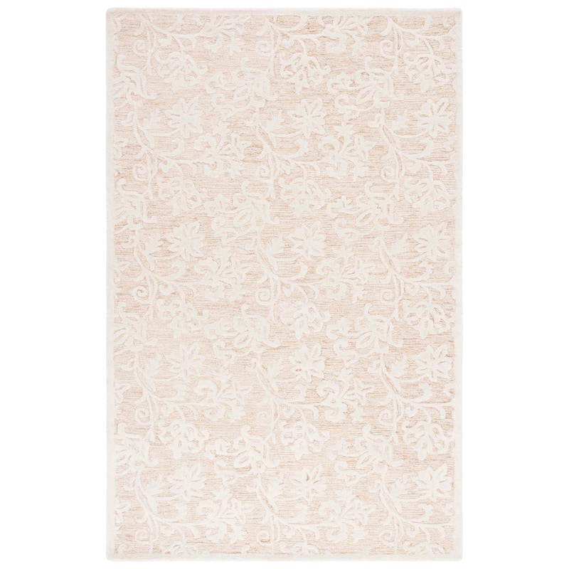 Martha Stewart by SAFAVIEH Handmade Eibhlis Wool Rug - 5' x 8' - Gold/Ivory