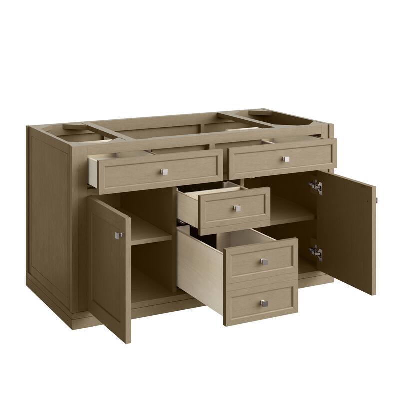 Chicago 48" Single Vanity, Walnut Whisper