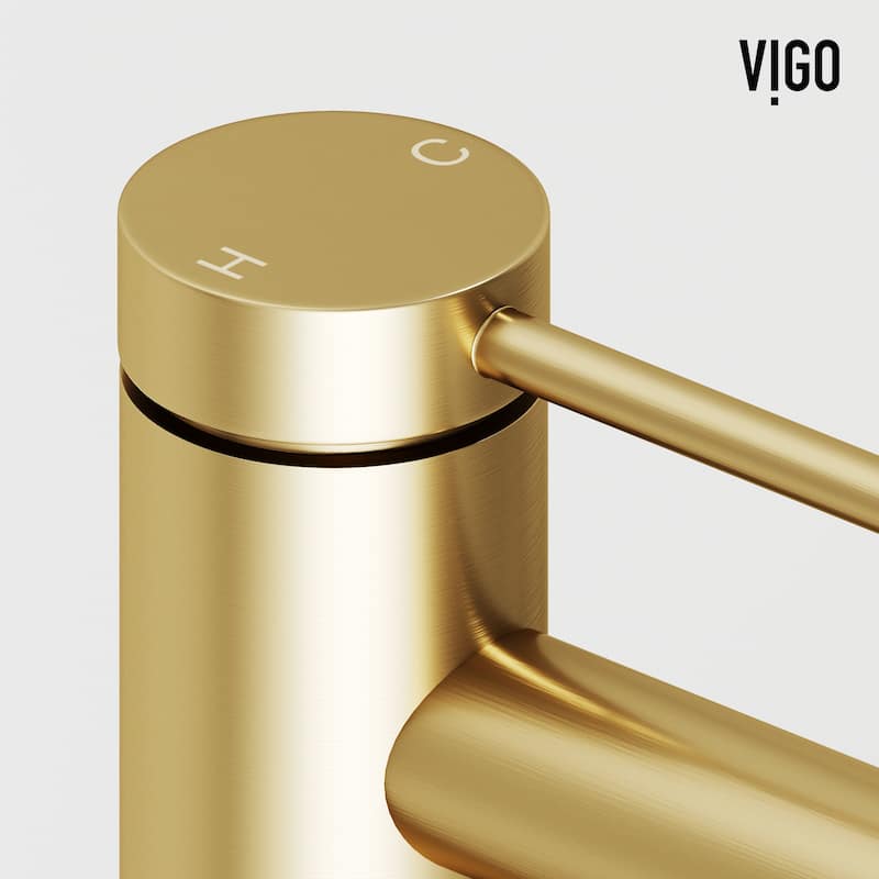 VIGO Jewel 11" H Single Handle Single Hole Vessel Bathroom Faucet