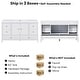 preview thumbnail 8 of 35, Christopher Knight Home - Modern 60-Inch Bathroom Vanity with Separate Sink and Soft-Close Storage