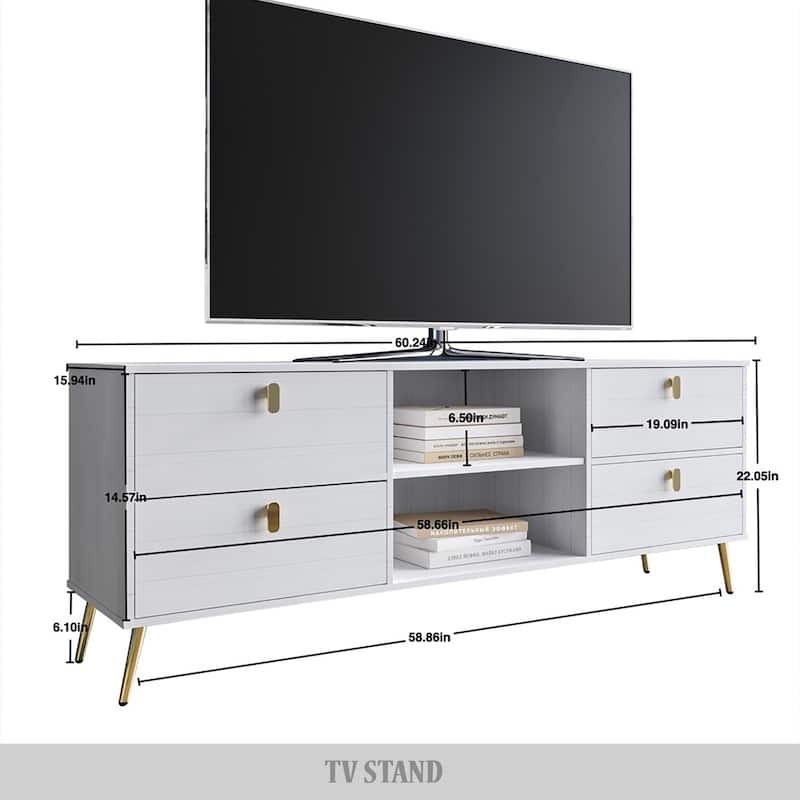 CraftPorch Modern Minimalist TV Console