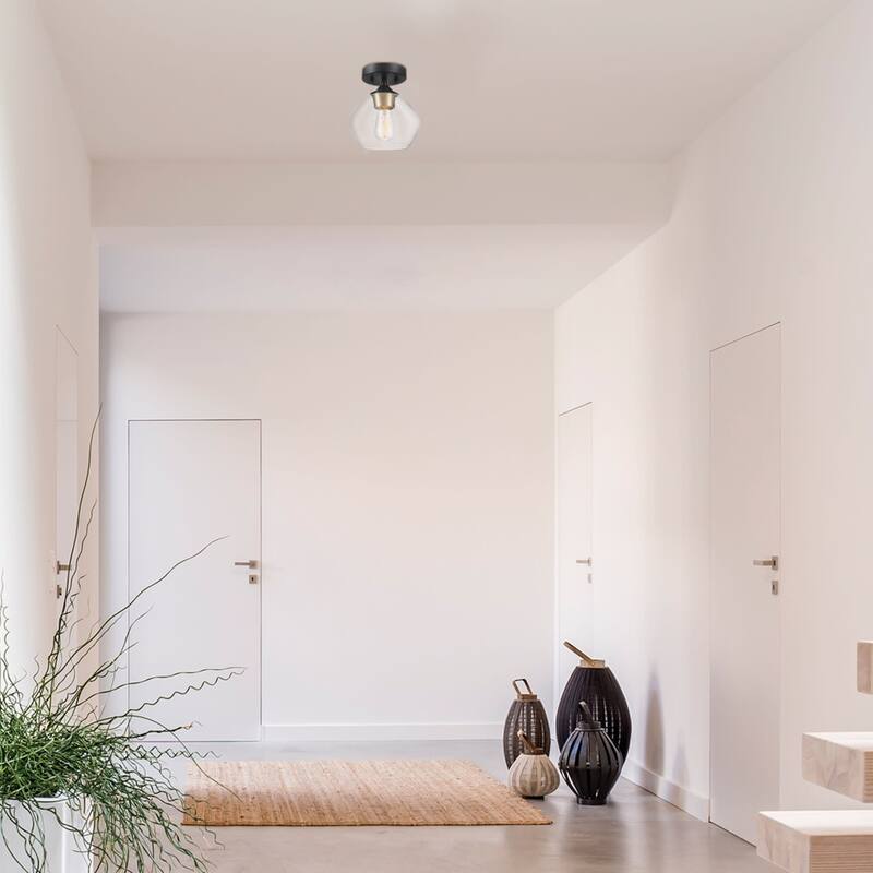 Bellevue GECF72922 Neo Monte 8" Wide Semi-Flush Ceiling Fixture