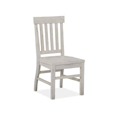 Magnussen Home Bronwyn Alabaster And Toasted Nutmeg Side Chair Two Pack - 19''W x 21''D x 38.5''H