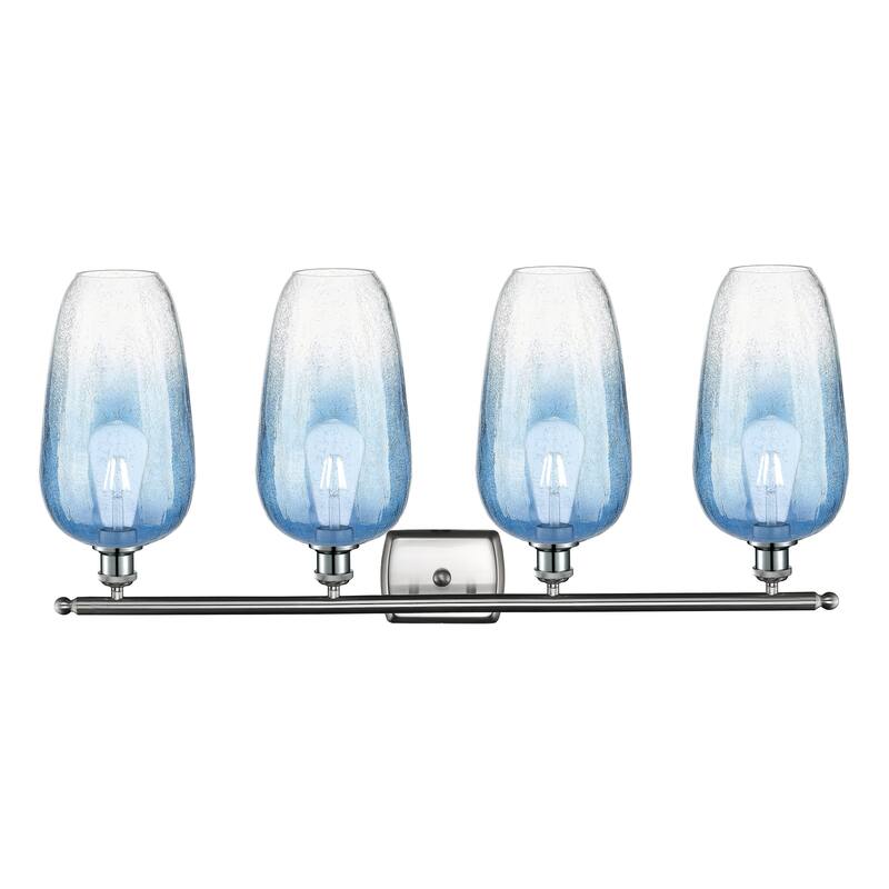 Innovations Lighting Endless Possibilities Ballston - Brookhaven Flute - 4 Light 37" Bath Vanity Light