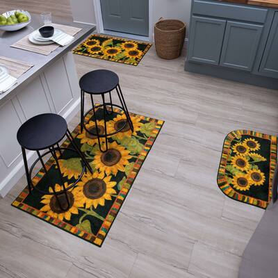 Mohawk Home Farmhouse Floral Kitchen Accent Rug
