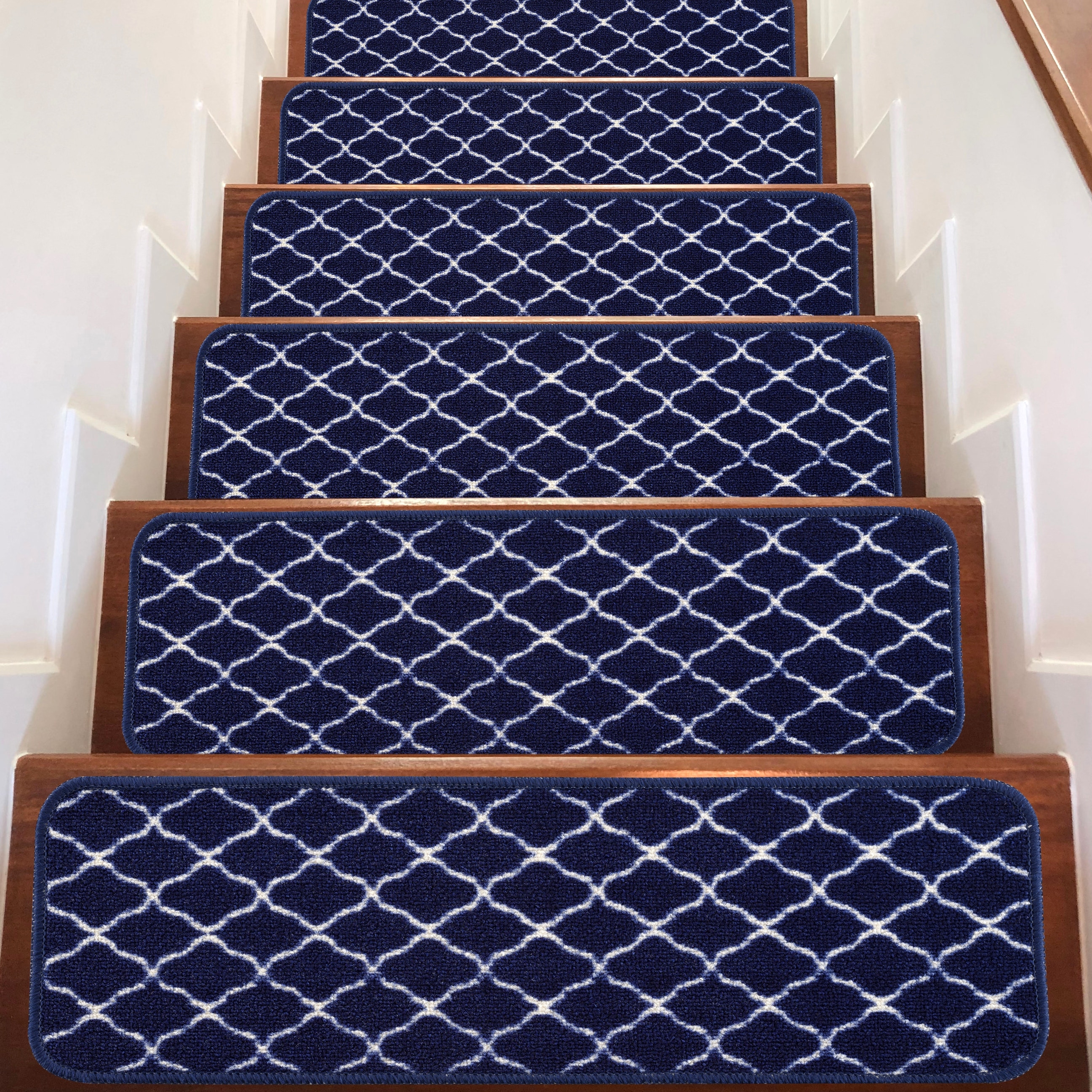Home Stair Decor Thread Mat Protective Staircase Cover Rug Non-slip Step Carpet 