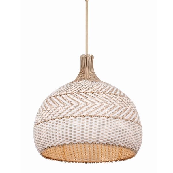 slide 2 of 11, Crystorama Lighting Group ZAN-9005 Zanzibar 5 Light 21" Wide Pendant Soft Gold