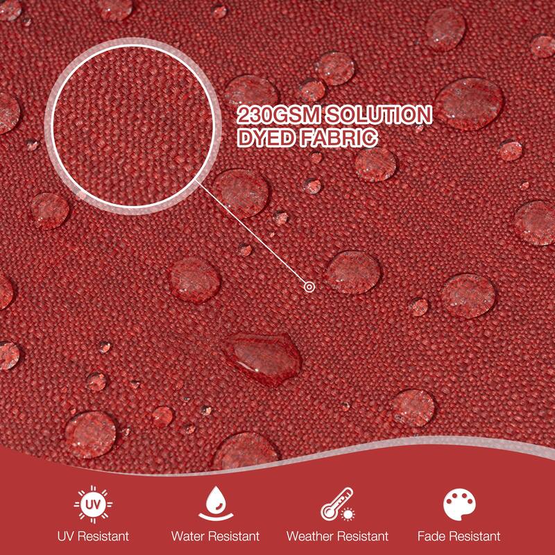 22''D x 21''W x 3.5''T Patio Fabric Outdoor Seat Cushions Set (Seat & Back)