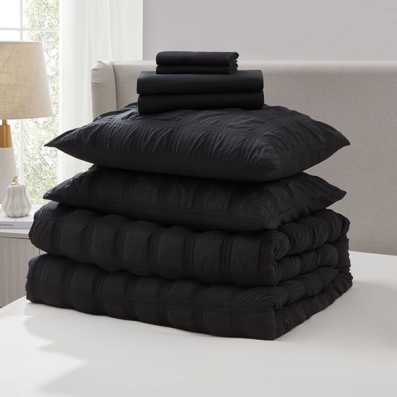 Empyrean Modern Comforter Seer Sucker