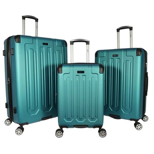 slide 1 of 8, Jumbo Hardside Expandable Spinner 3-Piece Luggage Set