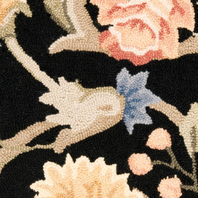 SAFAVIEH Handmade Chelsea Hali French Country Floral Scroll Wool Rug