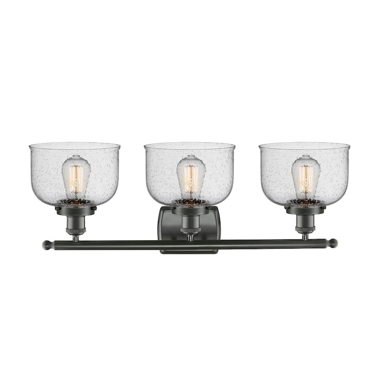 Innovations Lighting Large Bell 3 Light 26" Wide Vanity Light