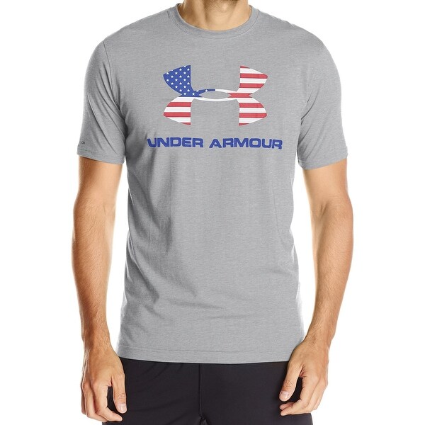 men's under armour american flag shirt
