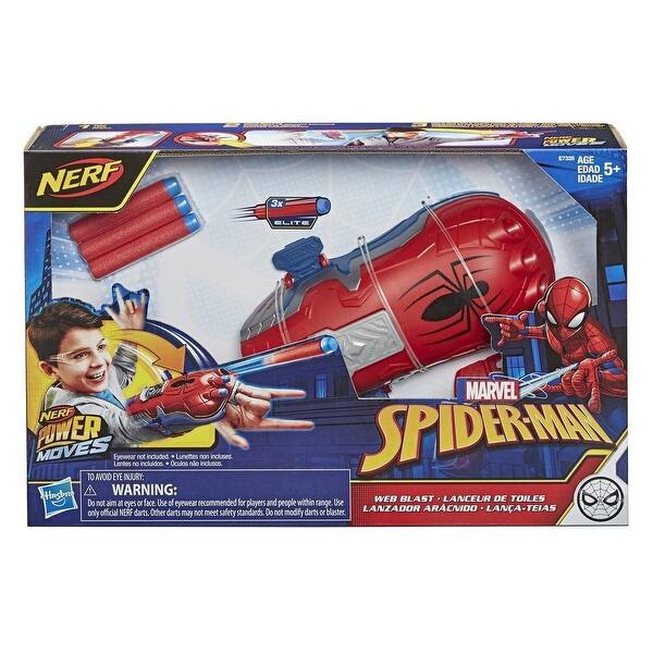 Shop Nerf Power Moves Marvel Spider Man Web Blast Web Shooter Nerf